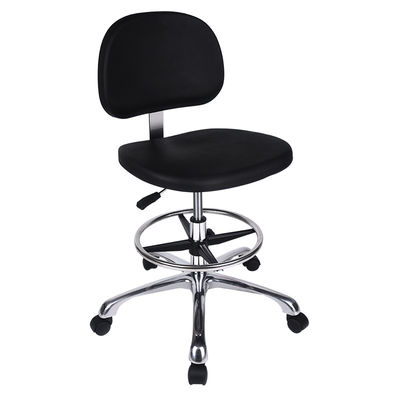 Adjustable Industrial Anti Static Chairs Lab Custom PU Leather Chairs For Laboratory