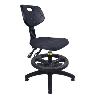 400mm Seat Laboratory Anti Static Office Chair PU Foaming Chairs Adjustable Backrest