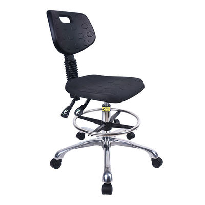 400mm Seat Laboratory Anti Static Office Chair PU Foaming Chairs Adjustable Backrest