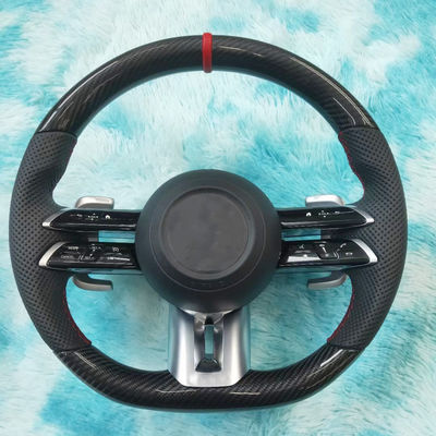 Ergonomic Round PU Steering Wheel Race Wheel For Car Modification Production
