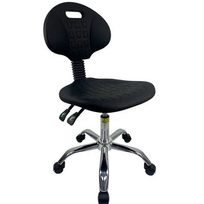 Industrial Ergonomic Backrest PU Leather Chair Hospital 300lb Lab Chairs With Wheels