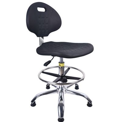 Industrial Ergonomic Backrest PU Leather Chair Hospital 300lb Lab Chairs With Wheels