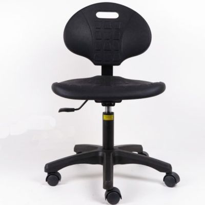 Industrial Ergonomic Backrest PU Leather Chair Hospital 300lb Lab Chairs With Wheels
