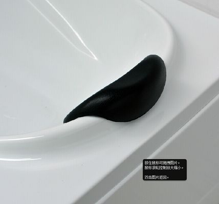 Custom Made Black Polyurethane Foam Pillow Bath Accessories Luxury Bath Pillow For Bathroom