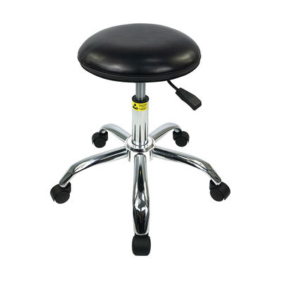 Customizable 20 Inches PU Leather Chairs Antistatic Lab Chair 300lbs