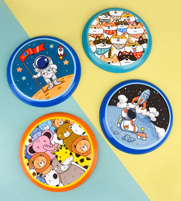 Cartoon Dog Training Interactive Toy Puppy Flyer Toy Dog Flying Saucer