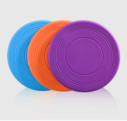 Red Purple Dog Training Interactive Toy Puppy Flyer Toy Dog Flying Saucer