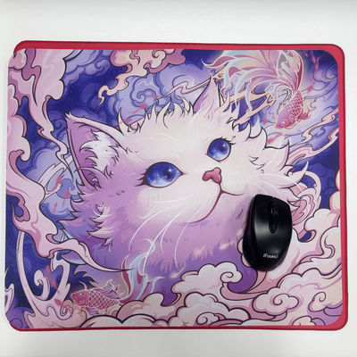 OEM CMYK Imprinting PU Foaming Mats Non Slip Gaming Mat For Desk