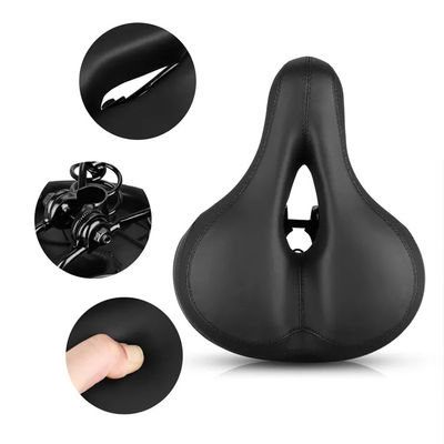 Shock Absorbing Road Bike Saddle Memory PU Foam Leather Road Bicycles Bike Seat Covers