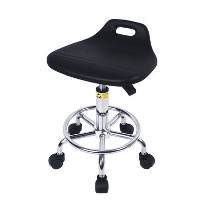 Modern Style ESD Lab Chair Stool For Laboratory Workshop School Office PU Foam Lift Rotate Industry Armrest Height 25-30
