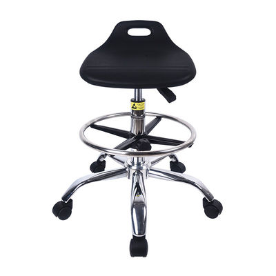 Commercial ESD Lab Chair Stool For Laboratory Workshop School Office PU Foam Lift Rotate Industry Stools