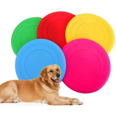 Customized Design Polyurethane PU Foam Pet Training Flying Saucer Soft Frisbee Toy For Dog