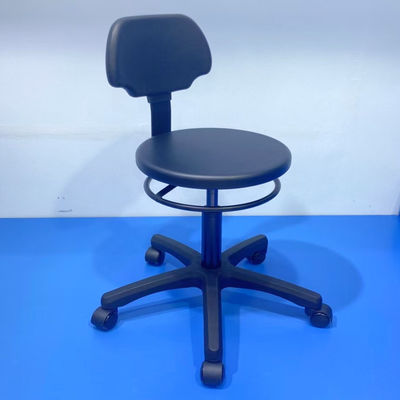 Heavy Duty Industrial Stools PU Foaming Anti Static Lab Chair Ergonomic
