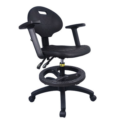 Workshop 250lbs Esd Stool Chair Office Chair Pu Leather Anti Static Esd Cleanroom Chair