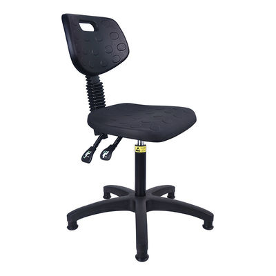 400mm Seat Laboratory Anti Static Office Chair PU Foaming Chairs Adjustable Backrest