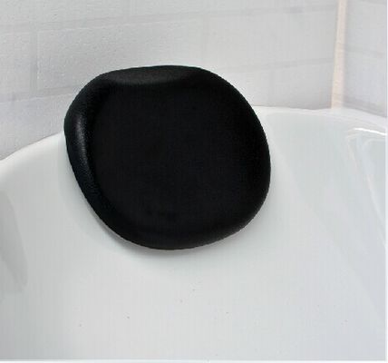 Custom Made Black Polyurethane Foam Pillow Bath Accessories Luxury Bath Pillow For Bathroom