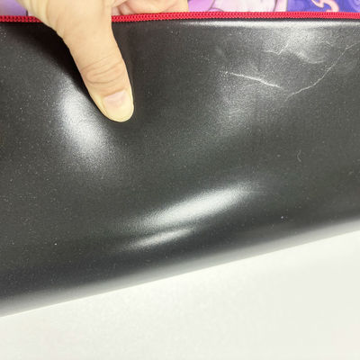 Non Slip PU Mats Stitched Edges Desk Mouse Pad Games Mats PU Foaming