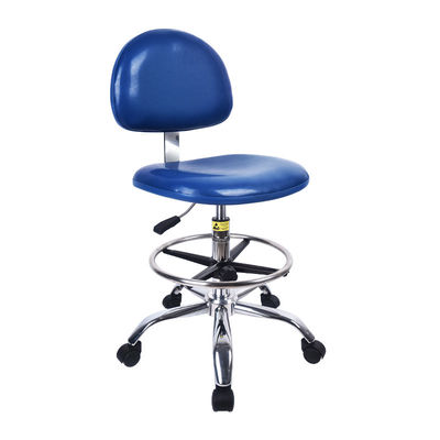 Backrest Height 20 Inches PU Leather Industry Chairs With ESD Protection For Workshop